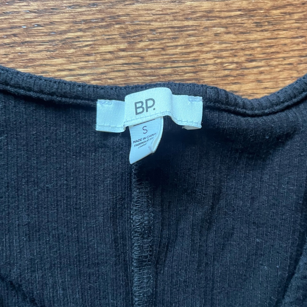 BP Black Ribbed Top - Picture 2 of 4